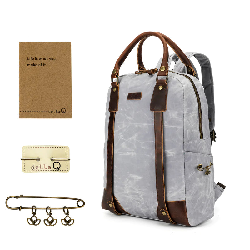 Canvas backpack shoulder bag sale