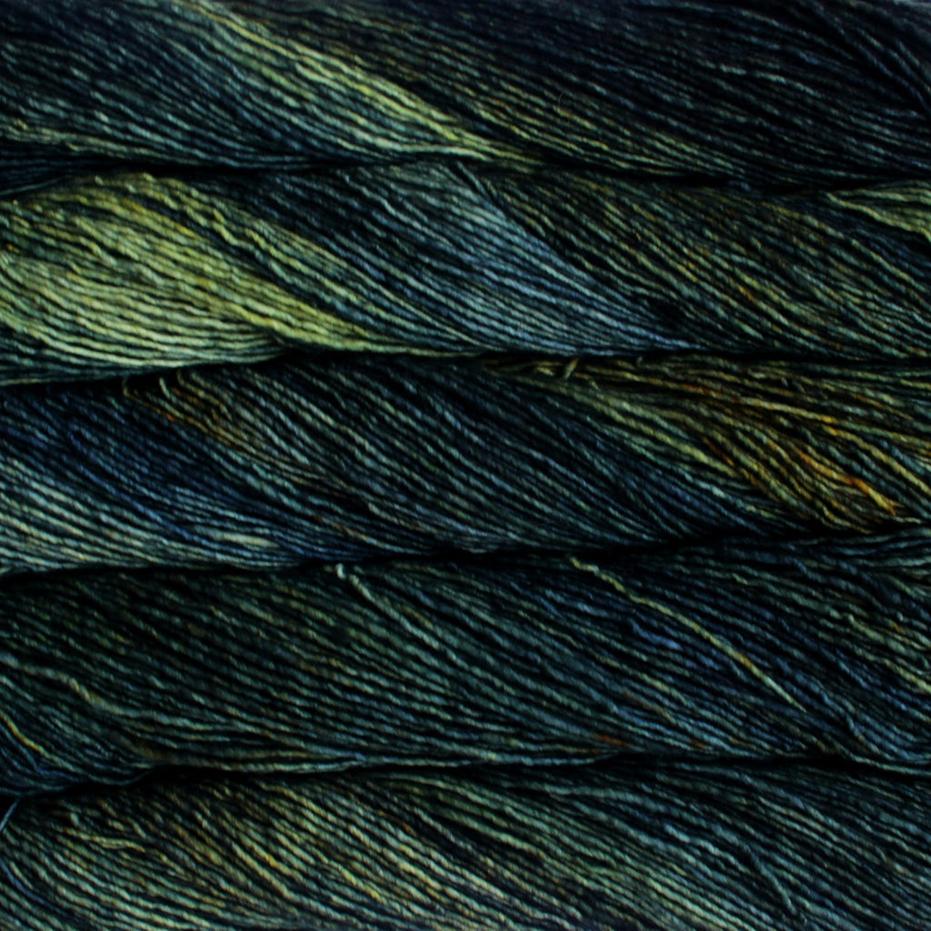 variegated blues skein of yarn