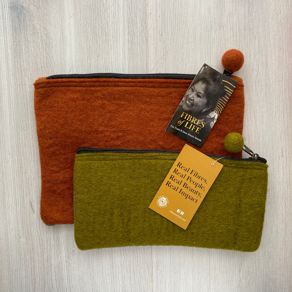 Fibres of Life Felt Pouch