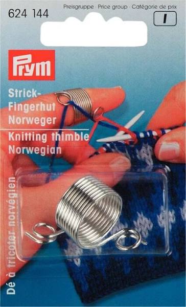 Metal Knitting Thimble Norwegian With 2 Yarn Guides 624144 624147 Knitting  Thimble with 4 yarn guides