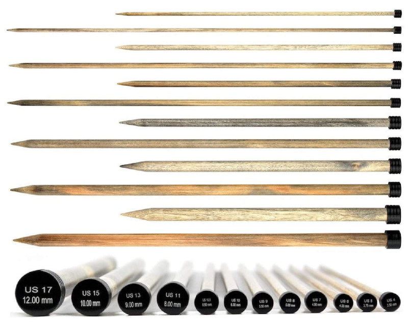 Lykke Driftwood 10 Inch Straight Knittng Needles - US 3 (3.25mm)