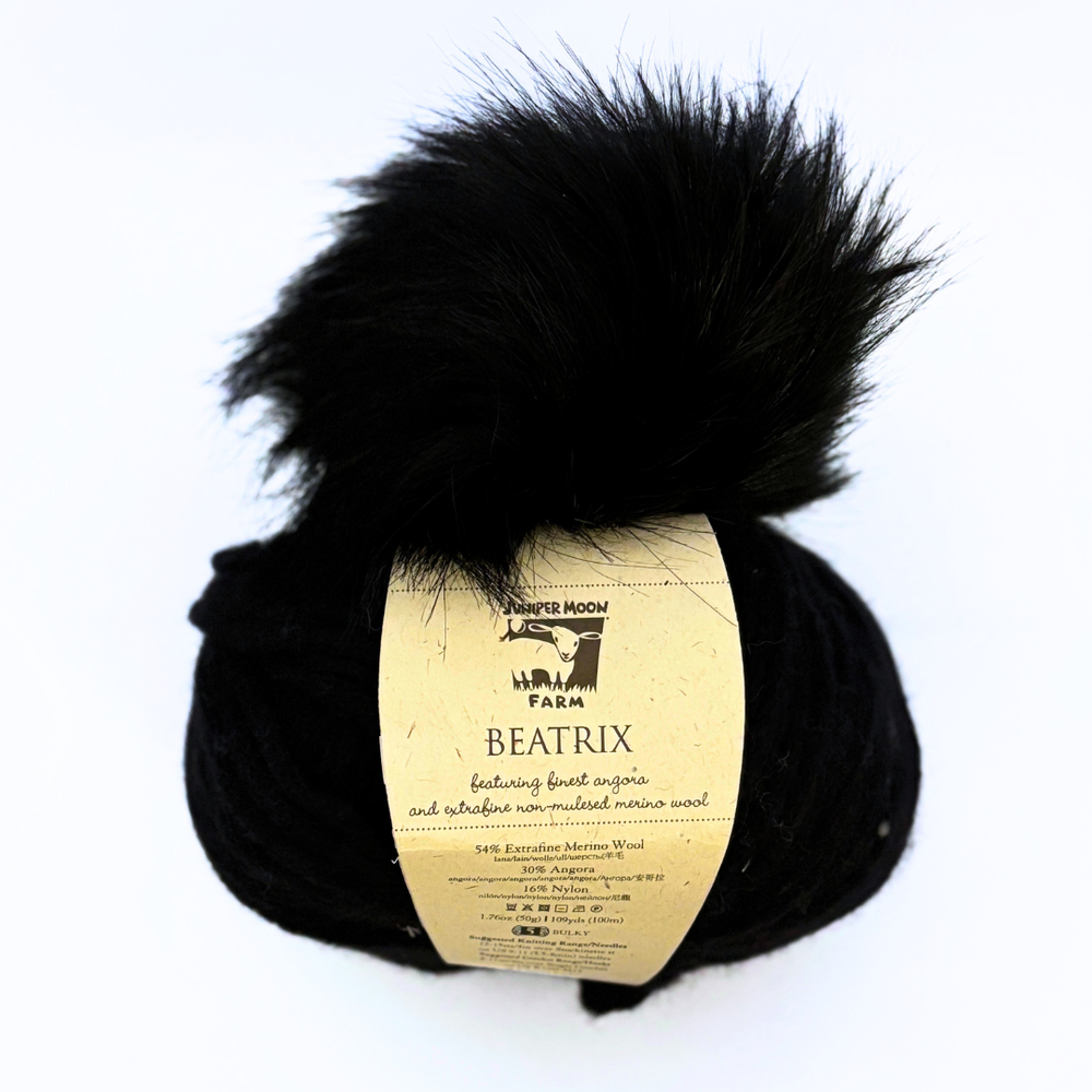 Onyx w/Black pompom