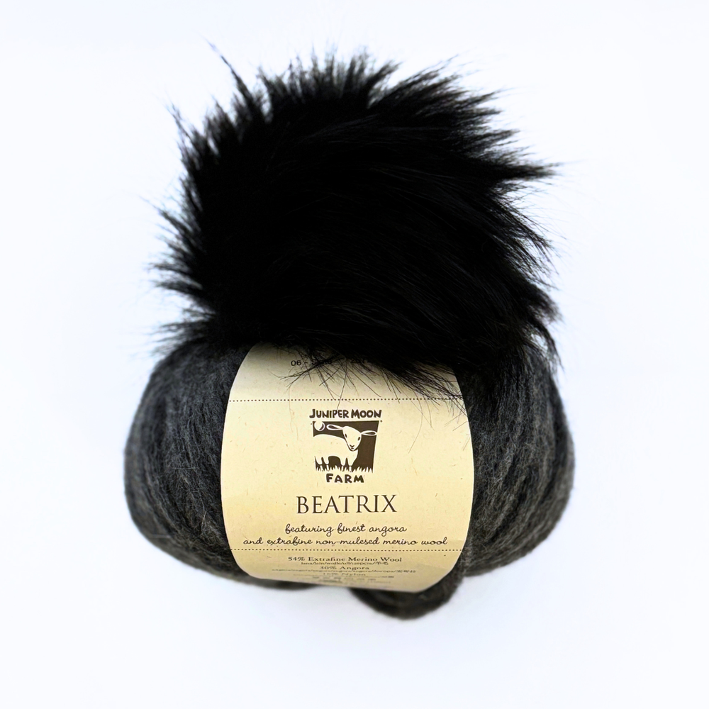 Slate w/Black pompom