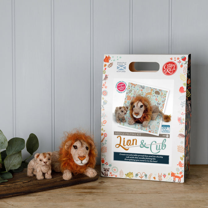 The Crafty Kit Co: Needle Felting Kits