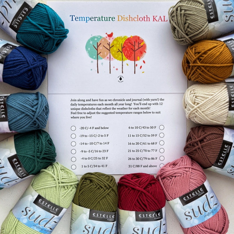 Temperature Dishcloth KAL Kits