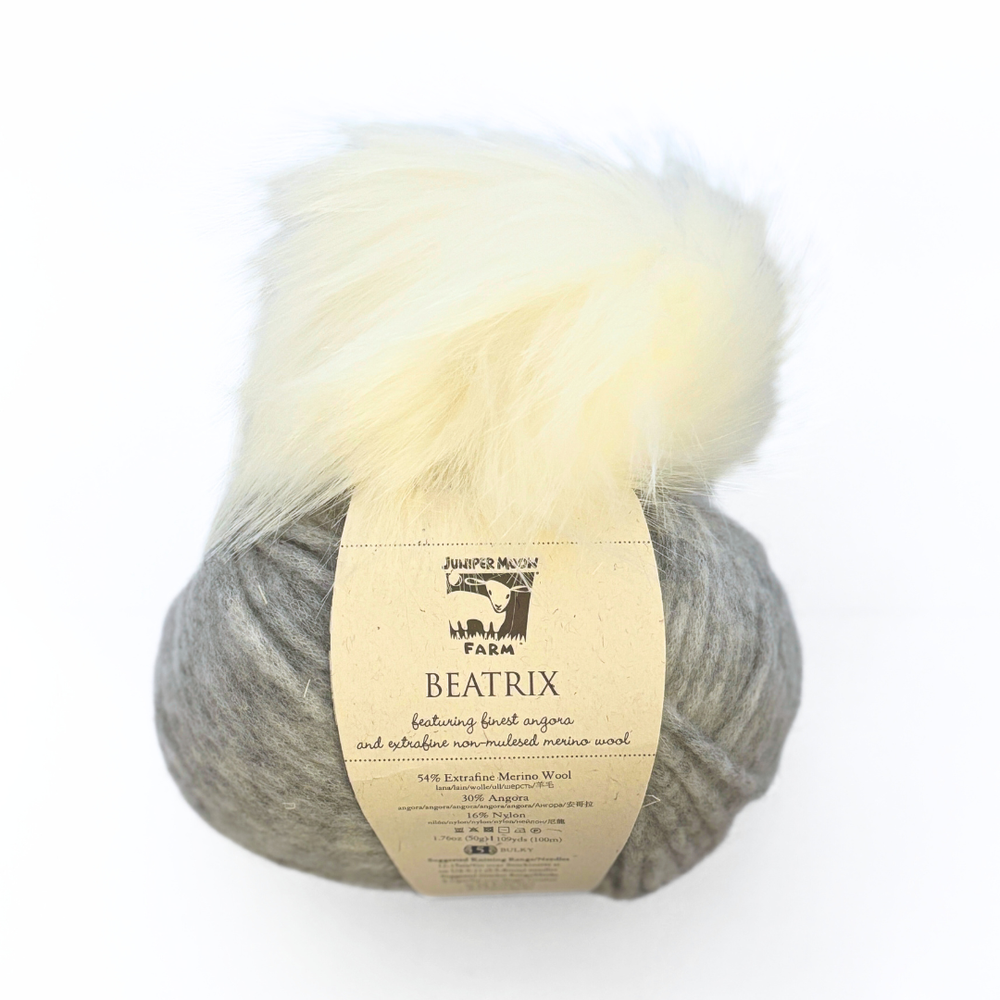 Marble w/White pompom