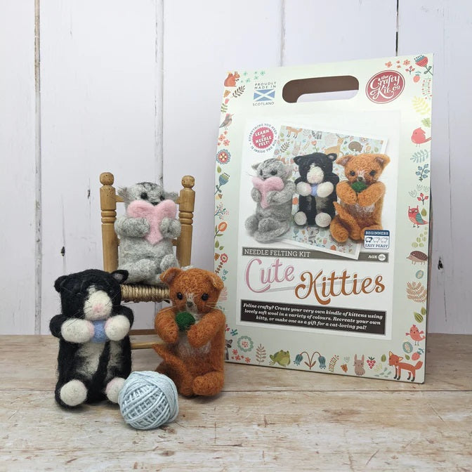 The Crafty Kit Co: Needle Felting Kits