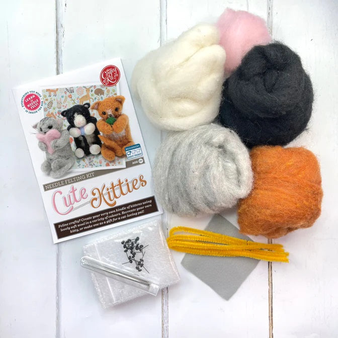 The Crafty Kit Co: Needle Felting Kits