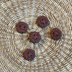 Mud Buttons: Terracotta Daisy Artisan Buttons