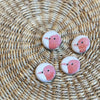 Mud Buttons: Porcelain Birdie Buttons