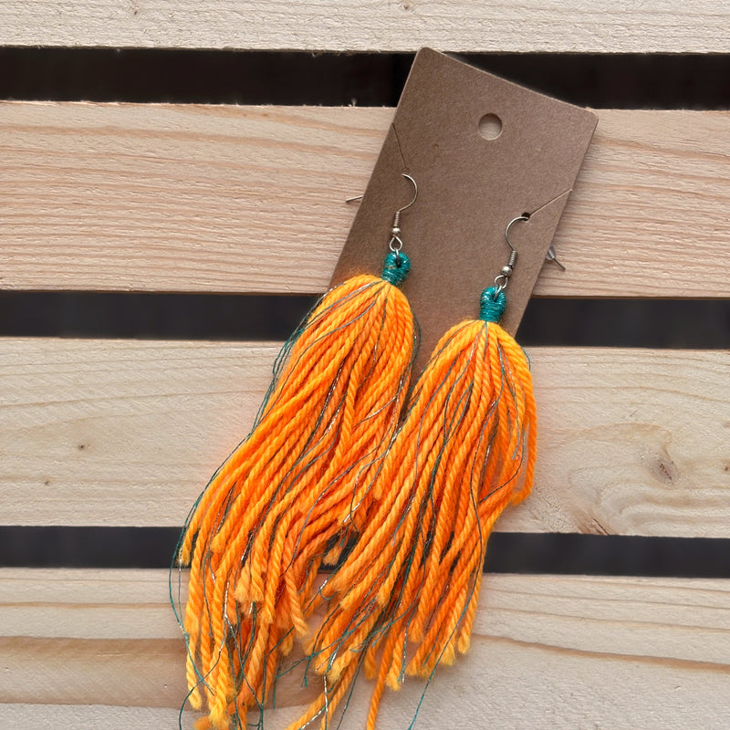 Fibres Of My Being: Tassel Earrings – A Touch of Yarn Love