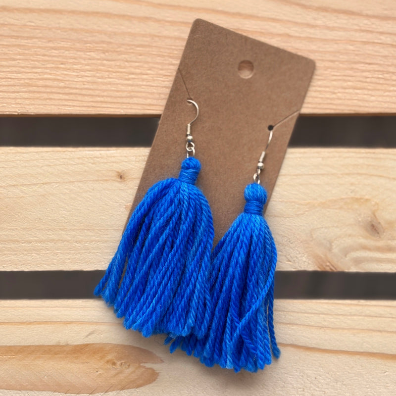 Fibres Of My Being: Tassel Earrings – A Touch of Yarn Love