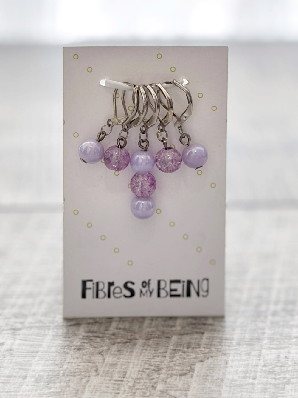 Purple Gem Stitch Markers