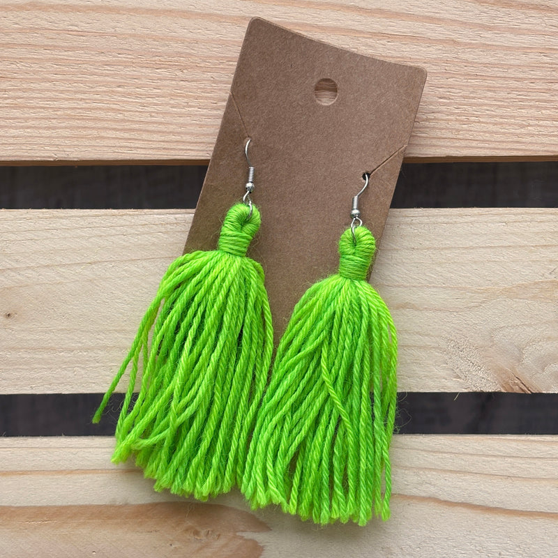 Fibres Of My Being: Tassel Earrings – A Touch of Yarn Love