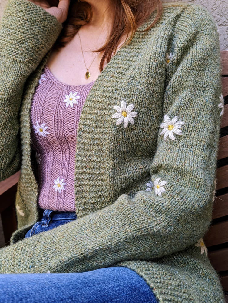 Knitted Bliss  - Stick & Stitch – Daisy