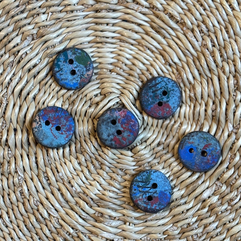 Mud Buttons: Handpainted Artisan Buttons