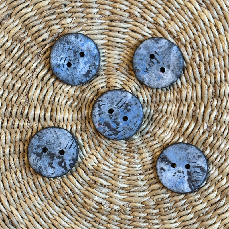 Mud Buttons: Handpainted Artisan Buttons