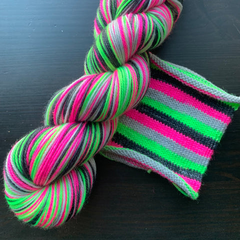 Comfy Cozy Knits: Self Striping Sock Yarn