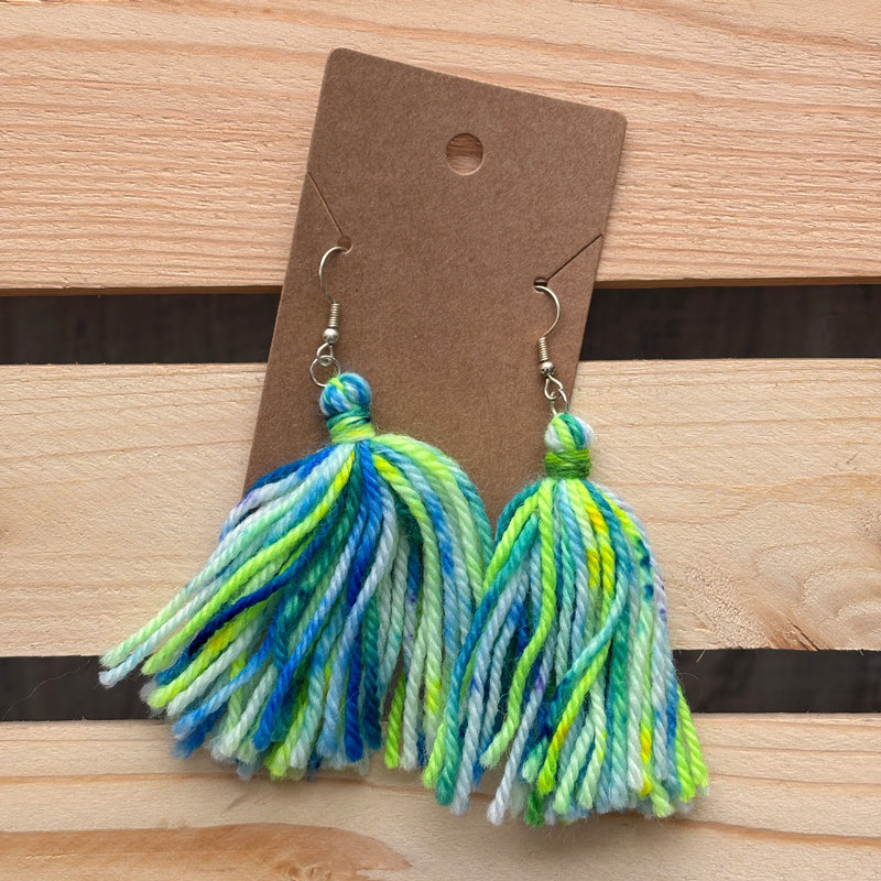 Fibres Of My Being: Tassel Earrings – A Touch of Yarn Love