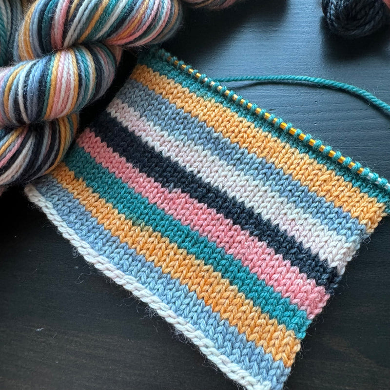 Comfy Cozy Knits: Self Striping Sock Yarn