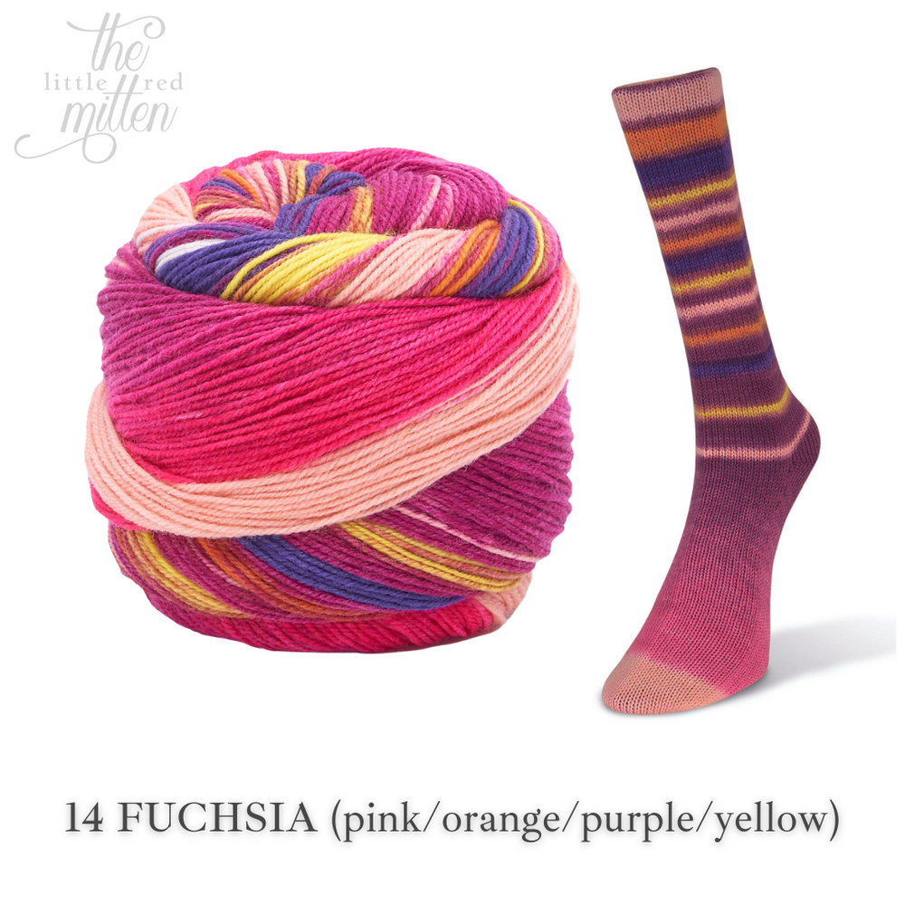 14 - Fuchsia (pink/orange/puirple/yellow)