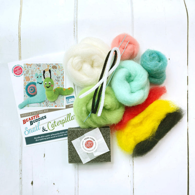 The Crafty Kit Co: Needle Felting Kits
