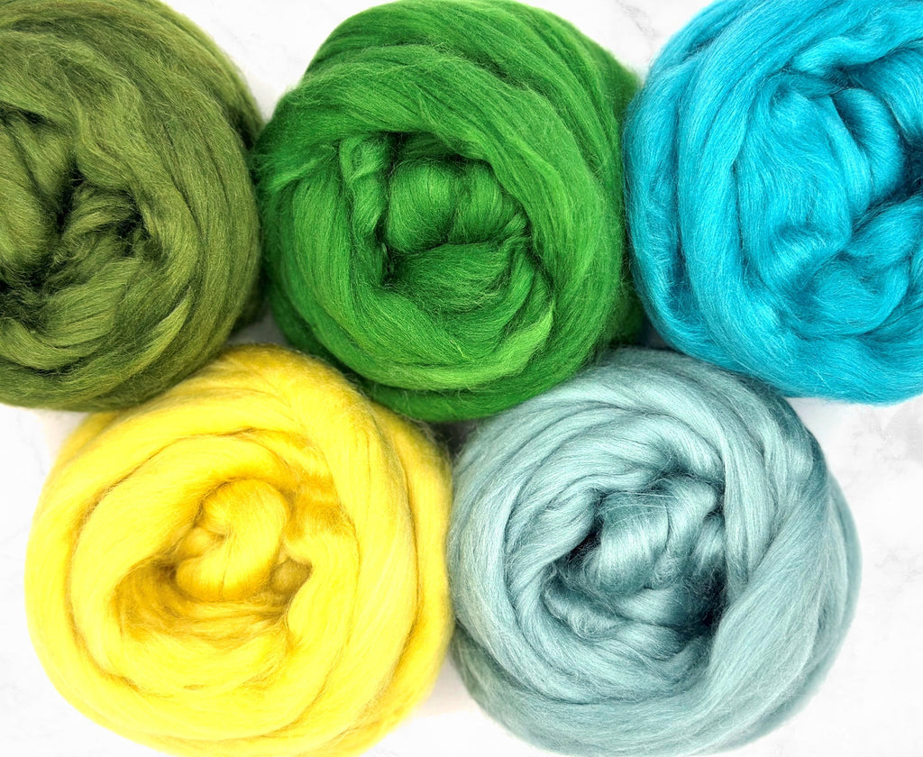 Combed Top- Tussah Silk Mixed Bag