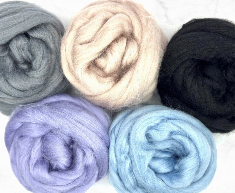 Combed Top- Tussah Silk Mixed Bag