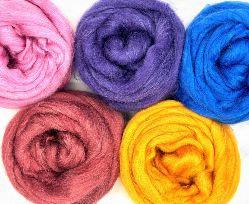 Combed Top- Tussah Silk Mixed Bag