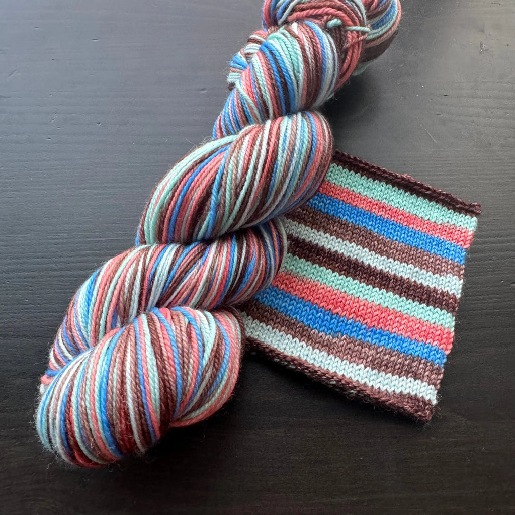 Comfy Cozy Knits: Self Striping Sock Yarn