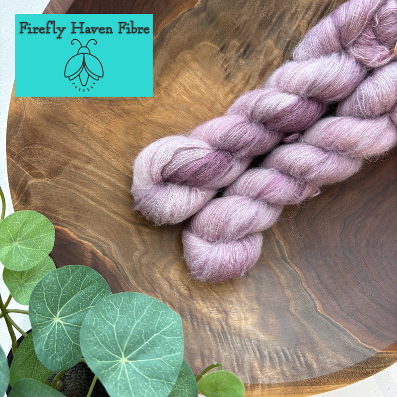 Firefly Haven Fibre: Harriet Suri Alpaca Silk Lace