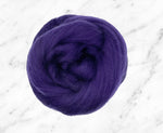 100% Corriedale - Dyed Combed Top