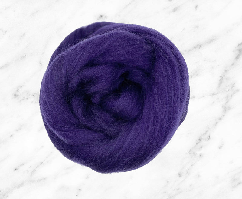 100% Corriedale - Dyed Combed Top