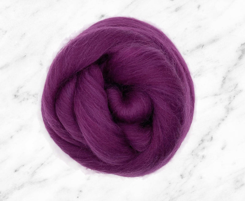 100% Corriedale - Dyed Combed Top