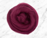 100% Corriedale - Dyed Combed Top