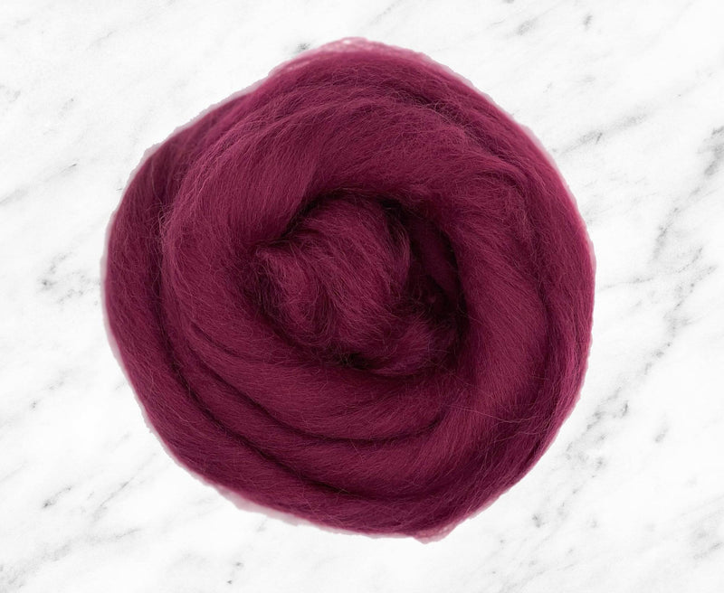 100% Corriedale - Dyed Combed Top