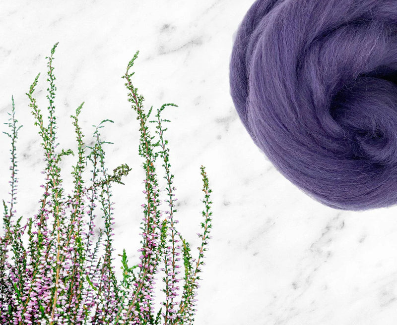 100% Corriedale - Dyed Combed Top