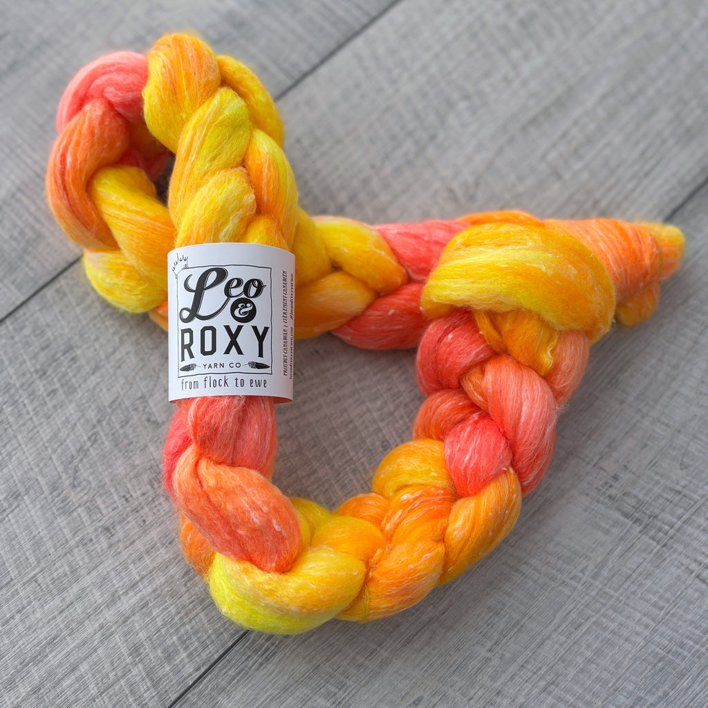 Leo & Roxy Yarn Co.: Merino/Bamboo/Tweed Fibre
