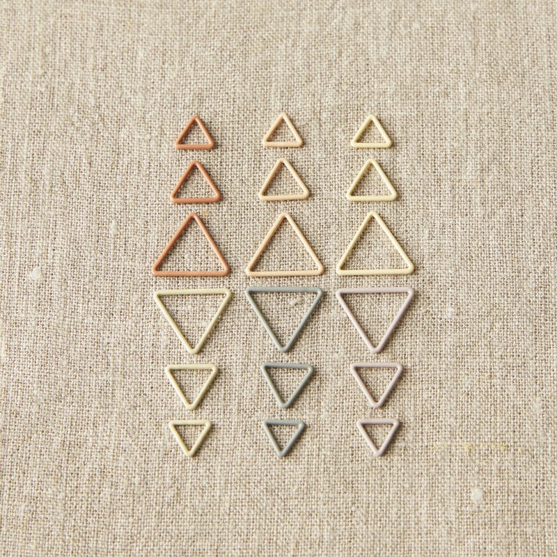 Cocoknits: Triangle Stitch Markers Earth Tones
