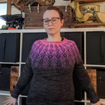 The Yarn Therapist: Self-Striping Worsted Sweater Yokes